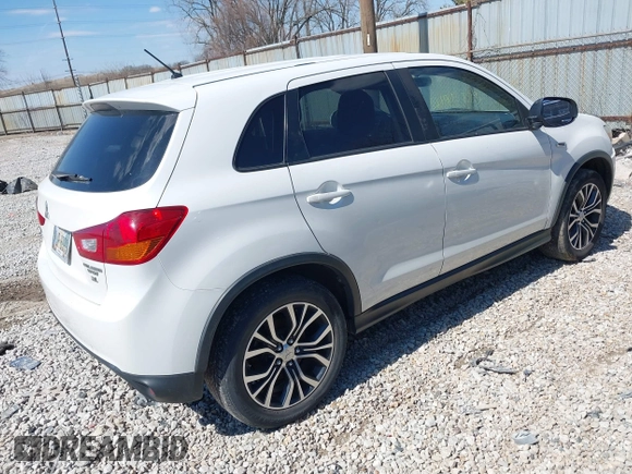 2016 Mitsubishi Outlander SE with VIN JA4AP3AW7GZ041584, listed as a IAAI auction lot 41911773 with 142,771 mi miles and . Bid and sale history available at DreamBid. Image 4.