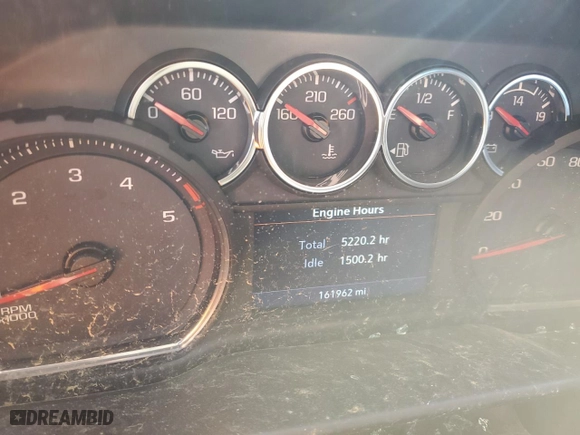2020 Chevrolet Silverado 3500HD LTZ with VIN 1GC4YUEY8LF186663, listed as a Copart auction lot 43202565 with 161,962 mi miles and Non Repairable. Bid and sale history available at carsss.com. Image 9.