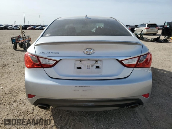 2014 Hyundai Sonata SE with VIN 5NPEC4AC7EH828456, listed as a Copart auction lot 51327875 with 162,843 mi miles and Salvage Title. Bid and sale history available at DreamBid. Image 6.