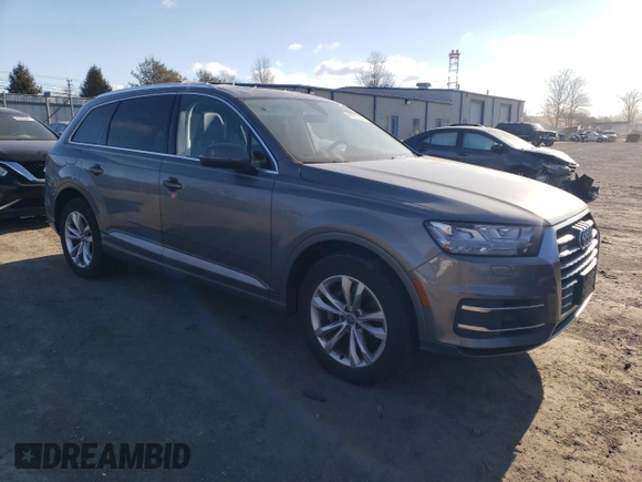 2017 Audi Q7 Premium Plus with VIN WA1LAAF70HD031848, listed as a Copart auction lot 46226255 with 128,935 mi miles and Salvage Title. Bid and sale history available at carsss.com. Image 4.