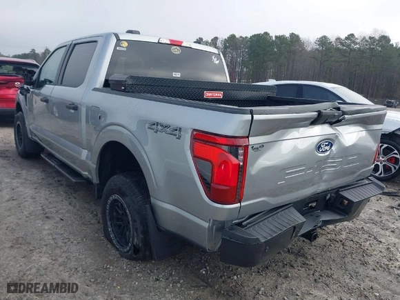 2024 Ford F-150 XL with VIN 1FTFW1L52RKD63374, listed as a IAAI auction lot 41453712 with 7,768 mi miles. Bid and sale history available at carsss.com. Image 3.