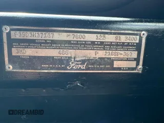 1953 Ford Econoline Cargo with VIN P35D3H37167, listed as a Copart auction lot 52647515 with 147,774 mi miles and Clean Title. Bid and sale history available at DreamBid. Image 10.