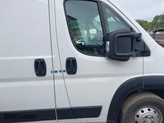 2023 Ram ProMaster Cargo Van with VIN 3C6LRVDG8PE593865, listed as a IAAI auction lot 42087540 with 49,772 mi miles. Bid and sale history available at carsss.com. Image 13.