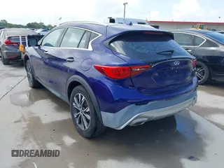 2017 Infiniti QX30 Premium with VIN SJKCH5CR9HA035085, listed as a IAAI auction lot 42675557 with Not provided miles and . Bid and sale history available at DreamBid. Image 3.