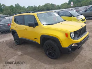 2018 Jeep Renegade Upland with VIN ZACCJBABXJPJ08673, listed as a IAAI auction lot 42274730 with 150,170 mi miles and . Bid and sale history available at DreamBid. Image 1.