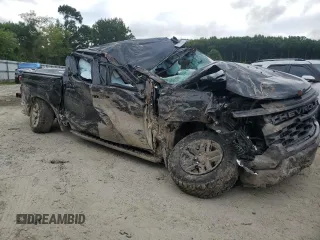 2022 Chevrolet Silverado 1500 Custom Trail Boss with VIN 3GCPDCED9NG588080, listed as a Copart auction lot 70178044 with Not Provided miles and Salvage Title. Bid and sale history available at DreamBid. Image 4.