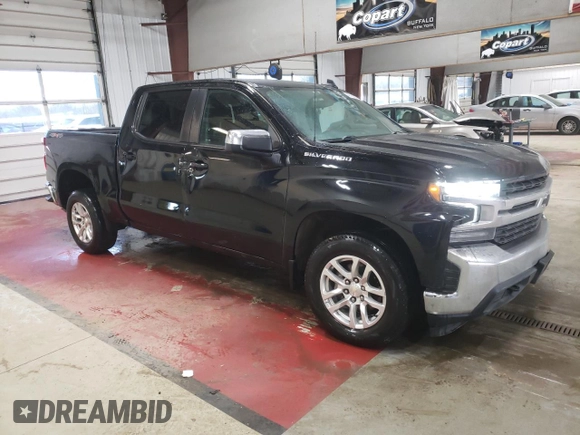 2020 Chevrolet Silverado 1500 LT with VIN 3GCUYDED3LG315193, listed as a Copart auction lot 48768205 with 50,176 mi miles and Salvage Title. Bid and sale history available at DreamBid. Image 4.