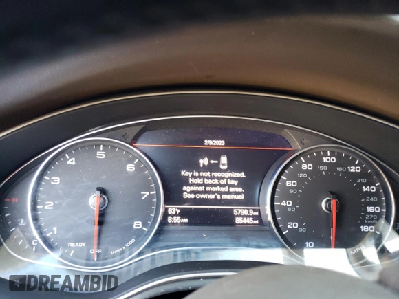 2017 Audi A6 Premium Plus with VIN WAUD8AFC8HN127608, listed as a Copart auction lot 40633033 with 85,445 mi miles. Bid and sale history available at carsss.com. Image 9.