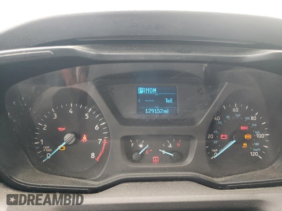 2015 Ford Transit Cargo with VIN 1FTNR1ZM7FKA77761, listed as a Copart auction lot 72645144 with 129,152 mi miles and Salvage Title. Bid and sale history available at DreamBid. Image 9.