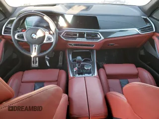 2022 BMW X5 M with VIN 5YMJU0C06N9K15414, listed as a Copart auction lot 46120325 with 0 mi miles and Salvage Title. Bid and sale history available at carsss.com. Image 8.