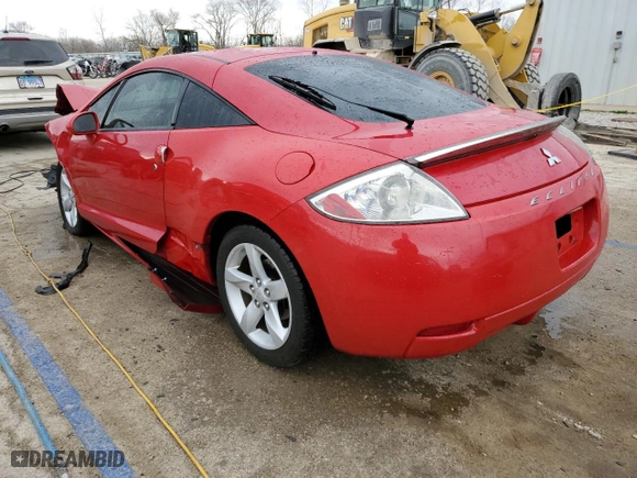 2006 Mitsubishi Eclipse GT with VIN 4A3AK34T96E013729, listed as a Copart auction lot 50829285 with 206,392 mi miles and Salvage Title. Bid and sale history available at carsss.com. Image 2.