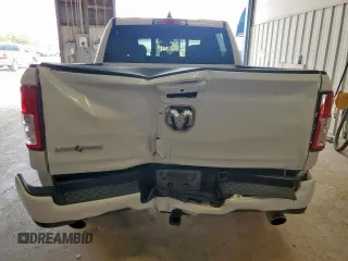 2020 Ram 1500 Lone Star with VIN 1C6RREFT7LN361686, listed as a Copart auction lot 59579555 with 74,421 mi miles and Salvage title. Bid and sale history available at DreamBid. Image 6.