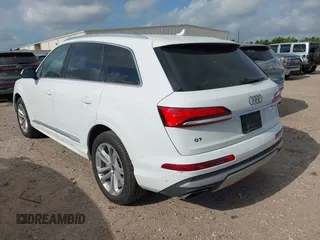 2025 Audi Q7 Premium Plus with VIN WA1LVBF78SD016144, listed as a IAAI auction lot 42784229 with 21,547 mi miles and . Bid and sale history available at DreamBid. Image 3.