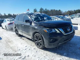2017 Nissan Pathfinder S with VIN 5N1DR2MM5HC679687, listed as a IAAI auction lot 41574249 with 150,615 mi miles and . Bid and sale history available at DreamBid. Image 1.