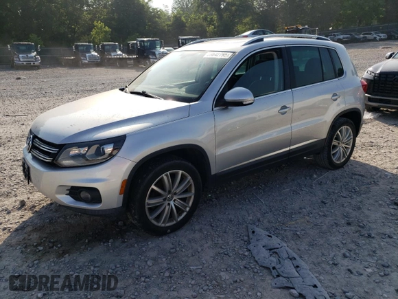 2016 Volkswagen Tiguan S z VIN WVGAV7AX3GW504720, wystawiony jako Copart lot #59842795 z przebiegiem 103 670 mil mil oraz Czysty tytuł • Clean title. Historia ofert i sprzedaży dostępna na DreamBid. Obrazek 1.