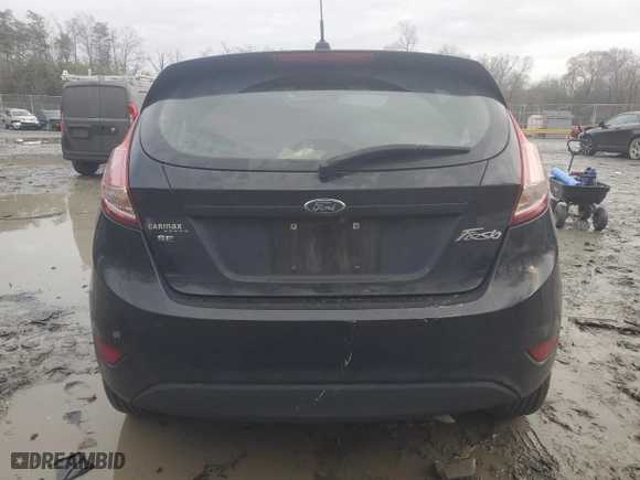 2018 Ford Fiesta SE with VIN 3FADP4EJ9JM138713, listed as a Copart auction lot 85343784 with 110,717 mi miles and Salvage Title. Bid and sale history available at carsss.com. Image 6.