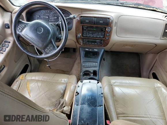 2000 Mercury Mountaineer with VIN 4M2ZU86P2YUJ30049, listed as a Copart auction lot 58619545 with 149,673 mi miles and Salvage title. Bid and sale history available at DreamBid. Image 8.
