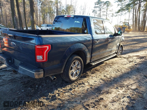 2017 Ford F-150 XL with VIN 1FTEW1CF0HFC11119, listed as a IAAI auction lot 41600880 with 118,466 mi miles. Bid and sale history available at carsss.com. Image 4.