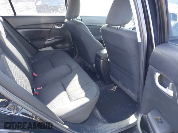 2015 Honda Civic Sedan LX with VIN 19XFB2F55FE295745, listed as a IAAI auction lot 41531838 with 92,655 mi miles. Bid and sale history available at carsss.com. Image 8.