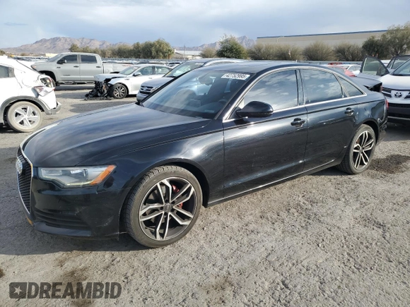 2013 Audi A6 2.0T Premium Plus with VIN WAUDFAFC2DN147594, listed as a Copart auction lot 42752995 with 108,876 mi miles and Salvage Title. Bid and sale history available at carsss.com. Image 1.