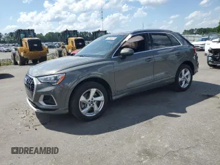 2021 Audi Q3 Premium z VIN WA1AUCF37M1067054, wystawiony jako Copart lot #57299815 z przebiegiem 67 334 mil mil oraz Szkoda całkowita • Salvage title. Historia ofert i sprzedaży dostępna na DreamBid. Obrazek 1.