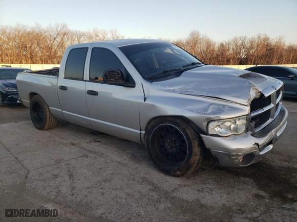 2004 Dodge Ram 1500 SLT with VIN 1D7HA18D34S710197, listed as a Copart auction lot 48780575 with 0 mi miles and Salvage Title. Bid and sale history available at carsss.com. Image 4.