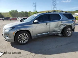 2023 Chevrolet Traverse Premier with VIN 1GNEVKKW3PJ299046, listed as a Copart auction lot 63063195 with 14,518 mi miles and Salvage title. Bid and sale history available at DreamBid. Image 1.