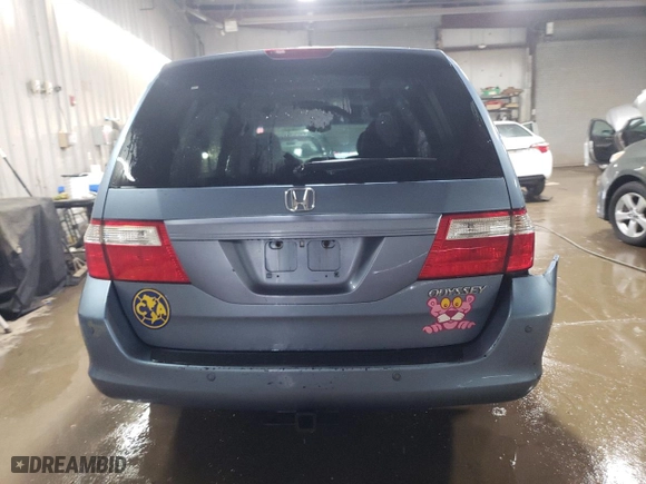 2005 Honda Odyssey EX-L with VIN 5FNRL38775B133803, listed as a Copart auction lot 51826685 with 141,867 mi miles and Salvage Title. Bid and sale history available at carsss.com. Image 6.