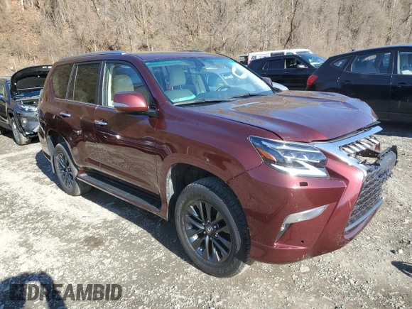 2021 Lexus GX with VIN JTJAM7BX2M5302214, listed as a Copart auction lot 52643015 with 40,965 mi miles and Salvage Title. Bid and sale history available at carsss.com. Image 4.