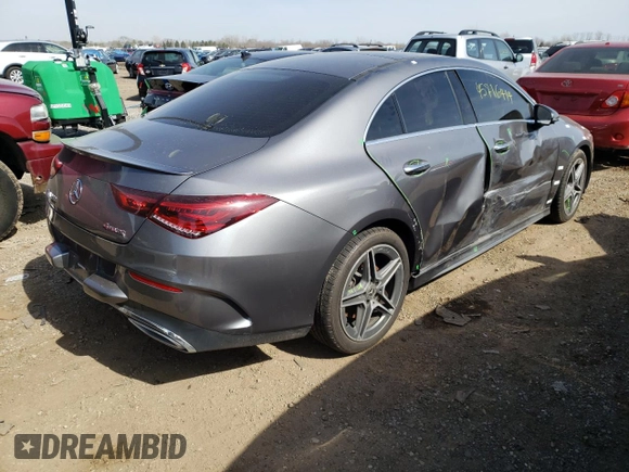 2022 Mercedes-Benz CLA 250 with VIN W1K5J4HB4NN320972, listed as a Copart auction lot 45716414 with 23,363 mi miles and . Bid and sale history available at DreamBid. Image 3.
