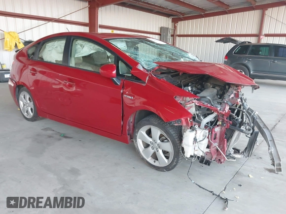 2013 Toyota Prius One with VIN JTDKN3DUXD5684296, listed as a IAAI auction lot 41314975 with 161,532 mi miles. Bid and sale history available at carsss.com. Image 1.