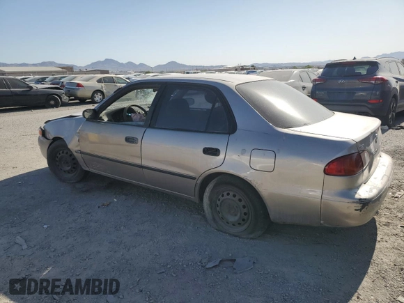 1999 Toyota Corolla VE with VIN 1NXBR12E9XZ158252, listed as a Copart auction lot 58757595 with 232,776 mi miles and Salvage title. Bid and sale history available at DreamBid. Image 2.