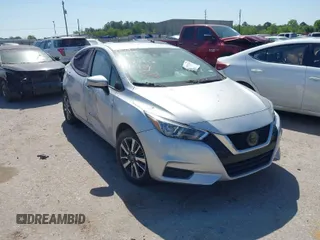 2021 Nissan Versa SV with VIN 3N1CN8EV6ML841608, listed as a IAAI auction lot 41979238 with 91,894 mi miles and . Bid and sale history available at carsss.com. Image 1.
