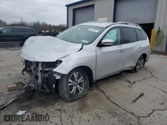 2020 Nissan Pathfinder S with VIN 5N1DR2AMXLC624519, listed as a Copart auction lot 52223695 with 0 mi miles and Salvage Title. Bid and sale history available at carsss.com. Image 1.
