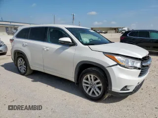2016 Toyota Highlander LE z VIN 5TDBKRFHXGS255055, wystawiony jako Copart lot #64333555 z przebiegiem 80 122 mil mil oraz Szkoda całkowita • Salvage title. Historia ofert i sprzedaży dostępna na DreamBid. Obrazek 4.
