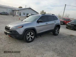 2017 Jeep Cherokee Trailhawk L Plus with VIN 1C4PJMBB9HW536536, listed as a Copart auction lot 78472954 with 89,657 mi miles and Salvage Title. Bid and sale history available at carsss.com. Image 1.