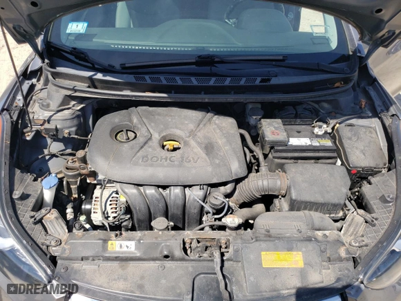 2013 Hyundai Elantra GLS with VIN 5NPDH4AE8DH400215, listed as a Copart auction lot 53692975 with 56,184 mi miles and Clean Title. Bid and sale history available at carsss.com. Image 11.