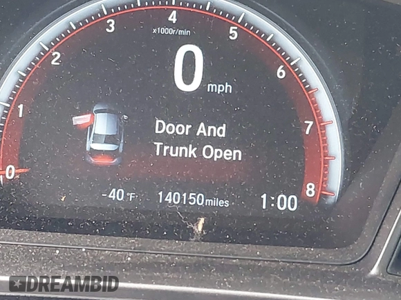 2017 Honda Civic Sedan Si with VIN 2HGFC1E54HH701127, listed as a IAAI auction lot 41845336 with 140,150 mi miles. Bid and sale history available at carsss.com. Image 16.