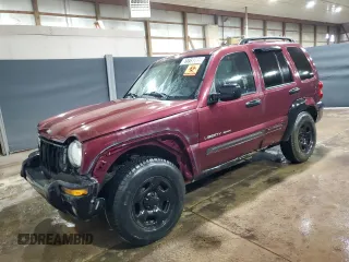 2002 Jeep Liberty Limited with VIN 1J4GL58K62W358660, listed as a Copart auction lot 61719985 with 195,873 mi miles and Salvage title. Bid and sale history available at DreamBid. Image 1.