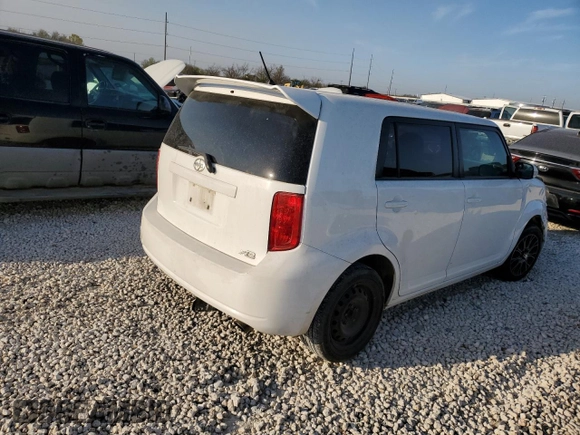 2008 Scion xB with VIN JTLKE50E581035145, listed as a Copart auction lot 49523795 with 192,726 mi miles and Salvage Title. Bid and sale history available at carsss.com. Image 3.
