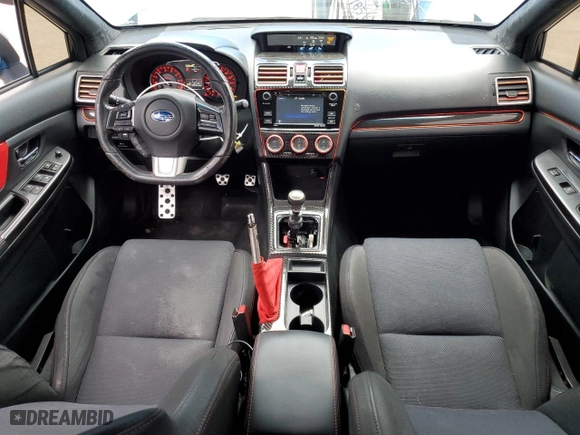 2017 Subaru WRX Premium with VIN JF1VA1E64H9802599, listed as a Copart auction lot 45592575 with 179,945 mi miles and Salvage Title. Bid and sale history available at carsss.com. Image 8.