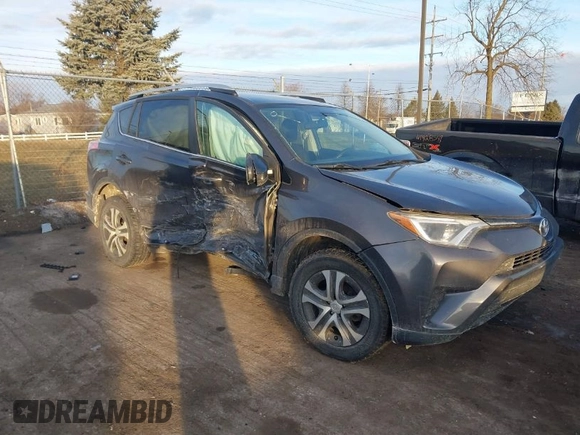 2016 Toyota RAV4 LE with VIN 2T3BFREVXGW539473, listed as a IAAI auction lot 41445624 with 116,932 mi miles. Bid and sale history available at carsss.com. Image 1.