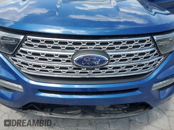 2022 Ford Explorer Limited with VIN 1FMSK7FH5NGA64604, listed as a Copart auction lot 61849025 with 84,124 mi miles and Salvage title. Bid and sale history available at DreamBid. Image 12.