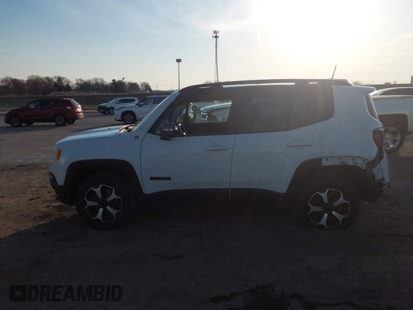 2019 Jeep Renegade Trailhawk with VIN ZACNJBC16KPK09448, listed as a IAAI auction lot 41785702 with 55,906 mi miles and . Bid and sale history available at DreamBid. Image 15.