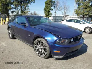 2012 Ford Mustang GT Premium with VIN 1ZVBP8CF5C5249806, listed as a Copart auction lot 46825605 with 94,066 mi miles and Salvage Title. Bid and sale history available at DreamBid. Image 4.