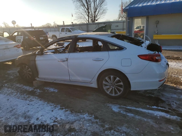 2017 Hyundai Sonata Sport with VIN 5NPE34AF2HH454384, listed as a Copart auction lot 44811395 with Not Provided miles and Non Repairable. Bid and sale history available at DreamBid. Image 2.