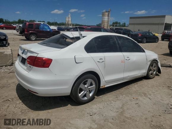 2012 Volkswagen Jetta TDI with VIN 3VWLL7AJ7CM007899, listed as a Copart auction lot 58003575 with Not provided miles and Salvage title. Bid and sale history available at DreamBid. Image 3.