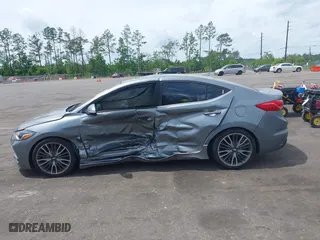 2018 Hyundai Elantra Sport with VIN KMHD04LB0JU597002, listed as a IAAI auction lot 41983087 with 95,583 mi miles. Bid and sale history available at carsss.com. Image 14.