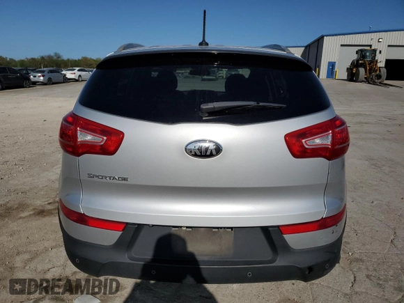 2013 Kia Sportage LX with VIN KNDPB3A25D7532576, listed as a Copart auction lot 52648775 with 92,335 mi miles and Salvage Title. Bid and sale history available at carsss.com. Image 6.