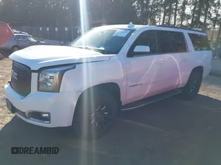 2019 GMC Yukon XL SLE z VIN 1GKS2FKC9KR147823, wystawiony jako IAAI lot #41571738 z przebiegiem 95 764 mil mil oraz . Historia ofert i sprzedaży dostępna na DreamBid. Obrazek 2.
